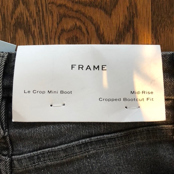 Frame denim mid rise le crop mini boot - Picture 6 of 10